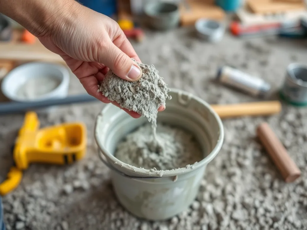 Czy sam cement z wodą zwiąże?