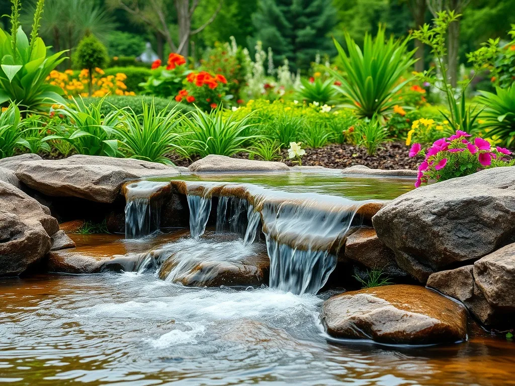 Mała kaskada wodna w ogrodzie – jak zrobić?