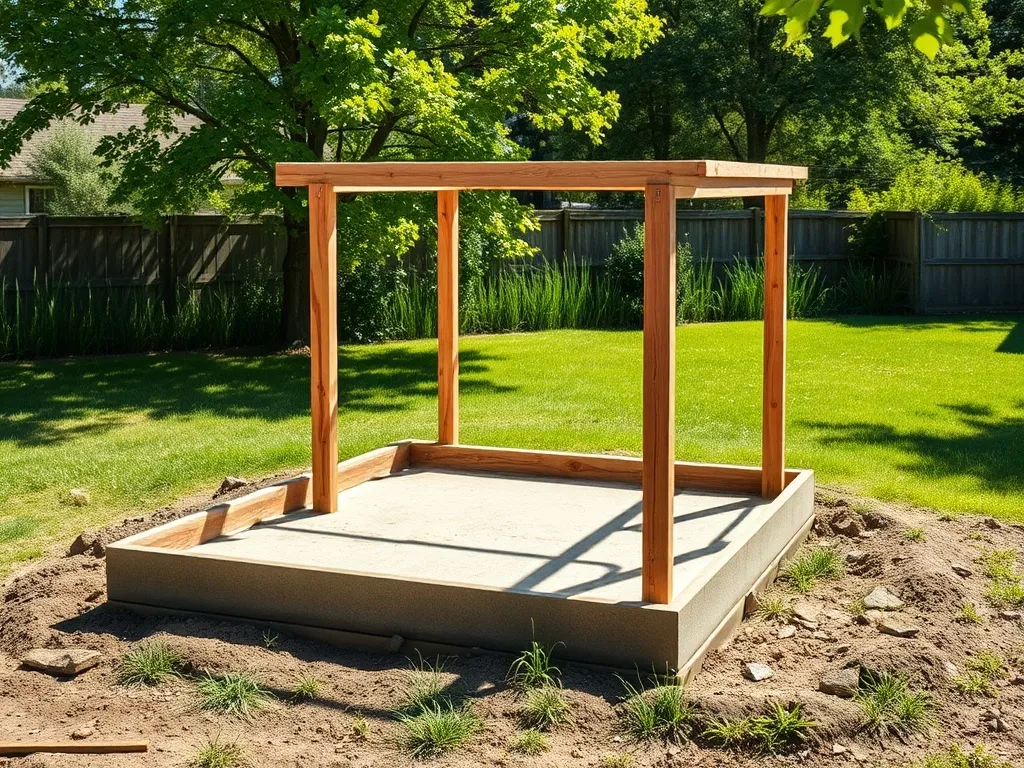 Wylewka pod domek narzędziowy – krok po kroku