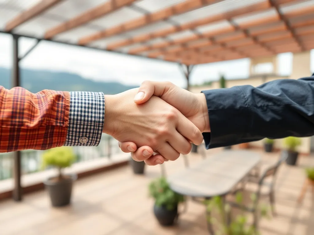 Zgoda sąsiada na zadaszenie tarasu – kiedy potrzebna?