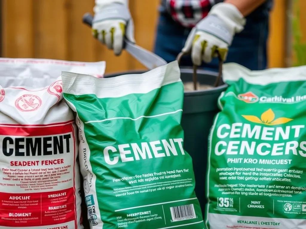 Jaki cement do słupków ogrodzeniowych?