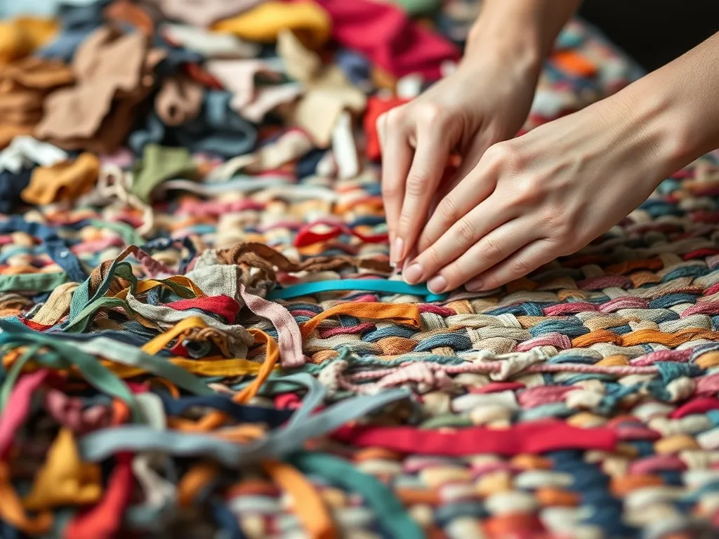 Jak zrobić dywan ze starych ubrań?