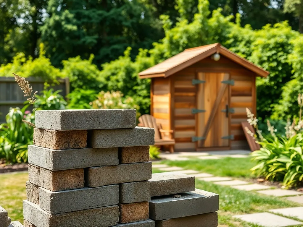 Jakie bloczki betonowe pod domek narzędziowy?