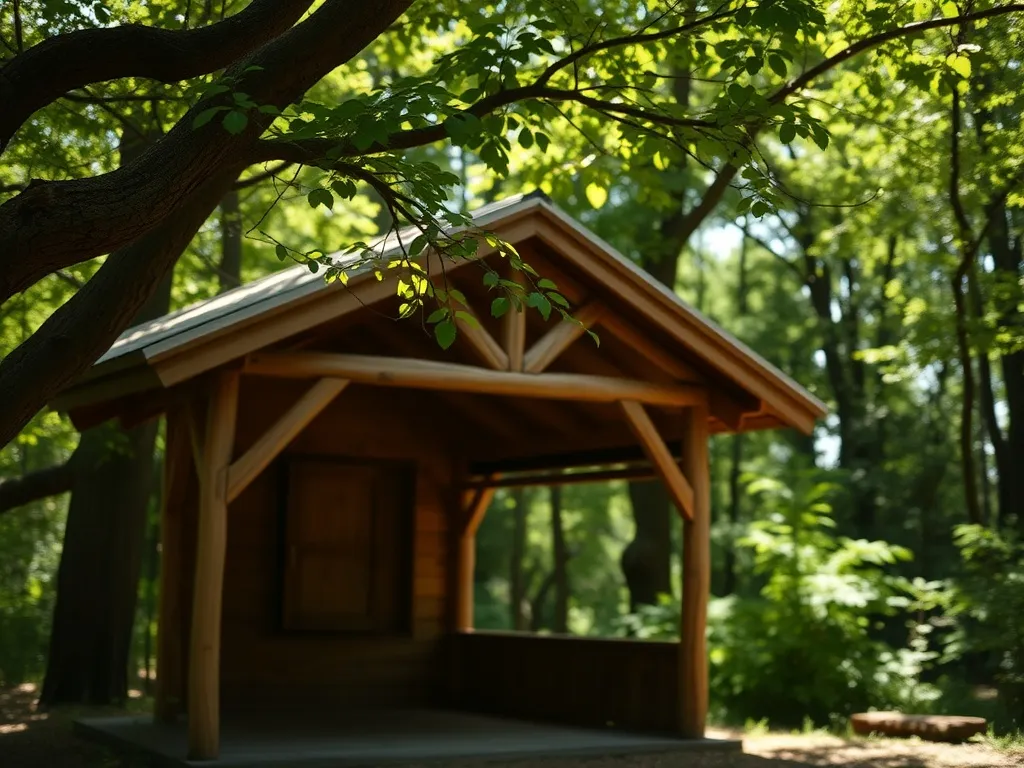 Wiata drewniana jednospadowa – cena robocizny