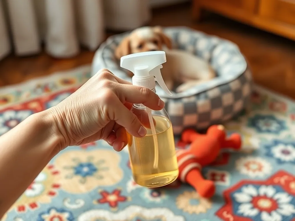 Jak usunąć zapach moczu psa z dywanu?