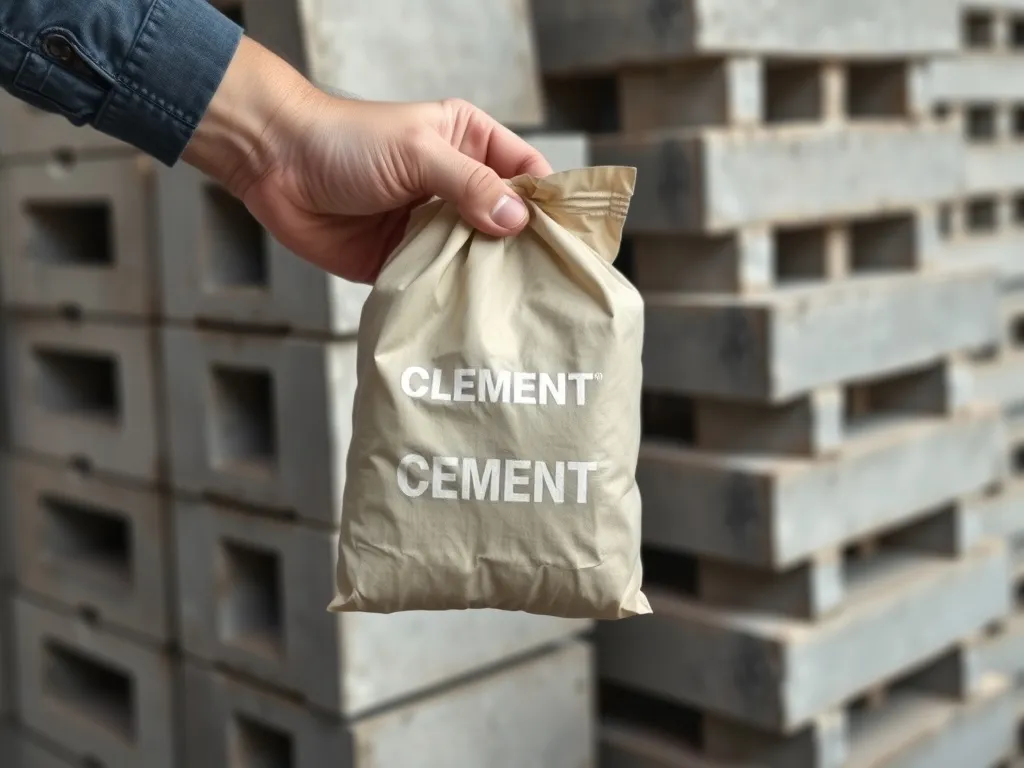 Jaki cement do murowania bloczków betonowych?