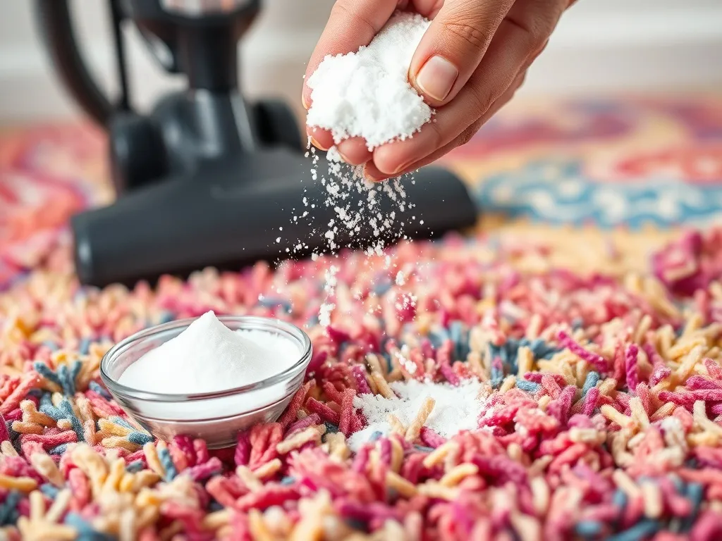 Jak wyczyścić dywan sodą?