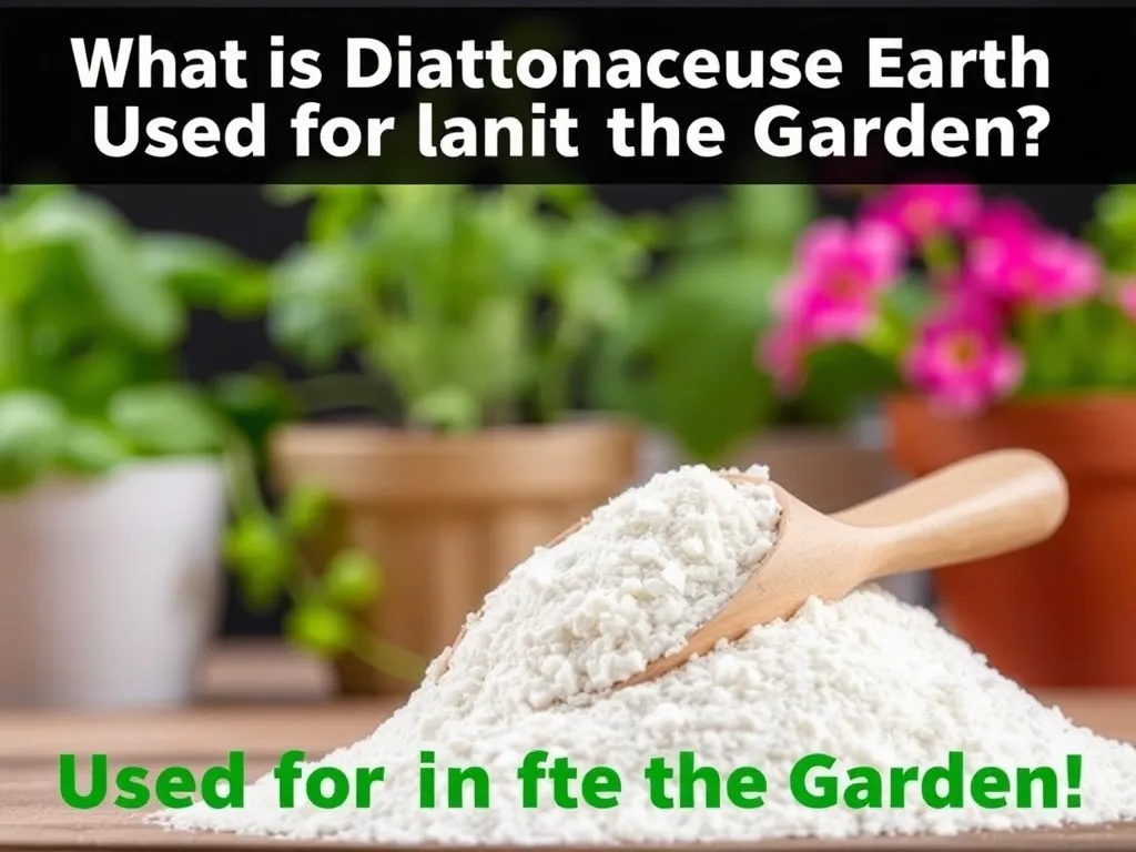 Ziemia okrzemkowa w ogrodzie – do czego służy?