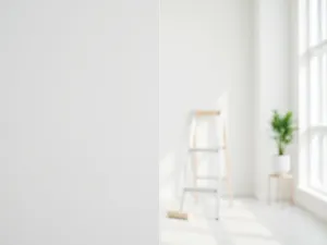 Nowoczesne biurko elektryczne z regulacją wysokości w minimalistycznym, ergonomicznym i przytulnym domowym biurze.